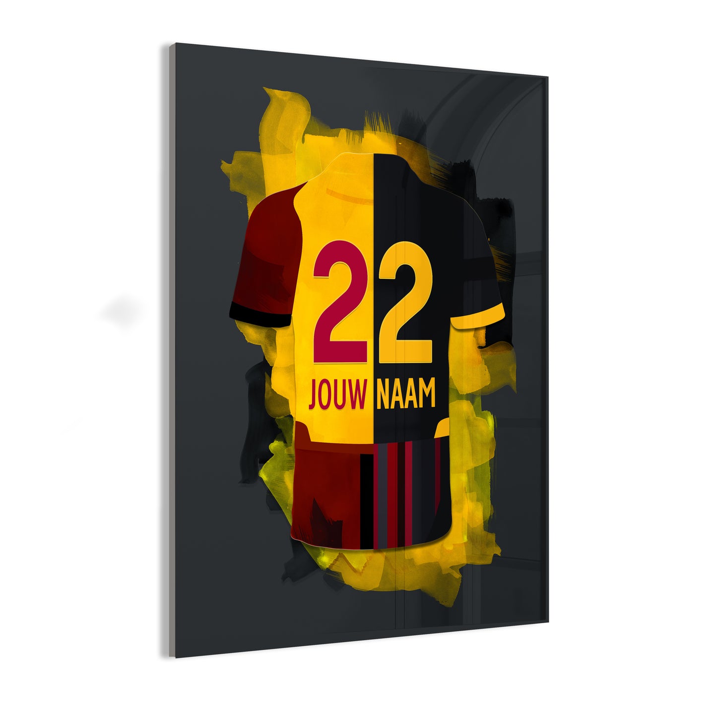 galatasaray plexiglas wandecoratie - voetbal cadeau