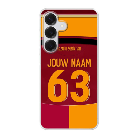 Galatasaray telefoonhoesje met naam - Samsung Galaxy - Voetbal fan kado Gala