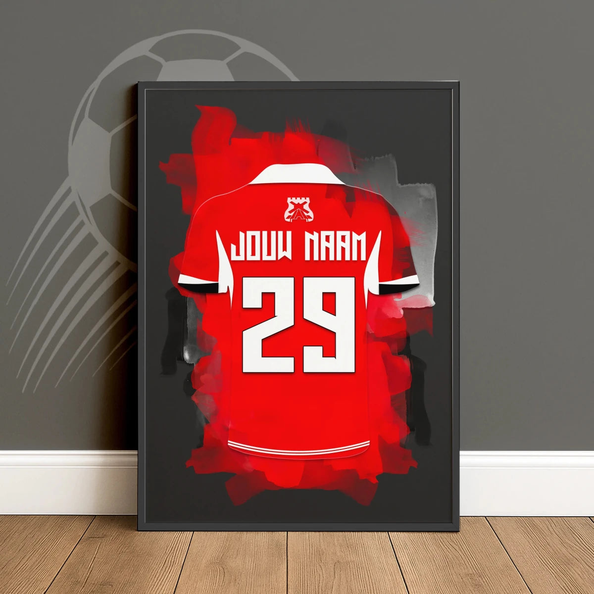 Gepersonaliseerde AZ Alkmaar Voetbal Poster