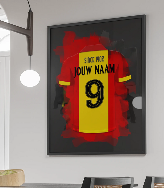 Go Ahead Eagles Ingelijste Poster Met Personalisatie Cadeau