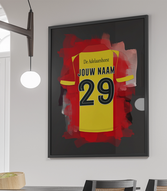 Go Ahead Eagles Voetbal Poster Met Eigen Naam Verjaardag Cadeau