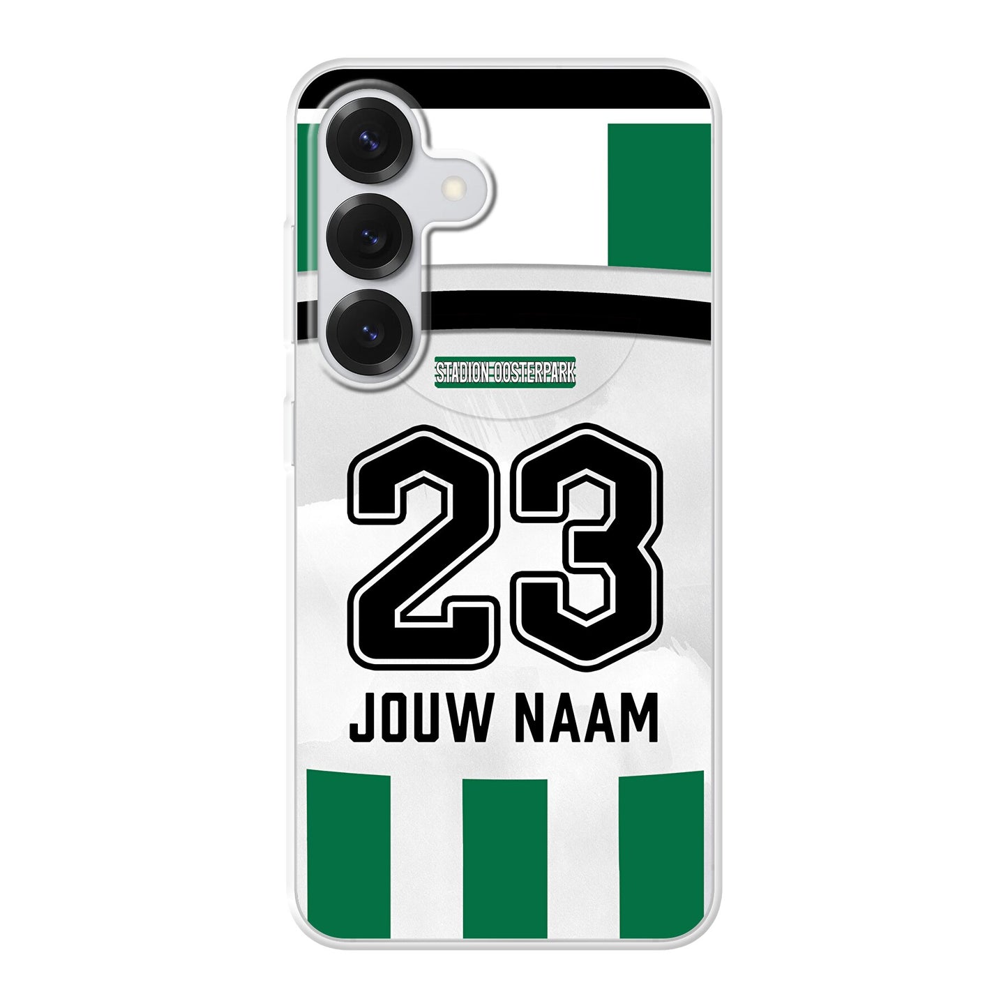 FC Groningen 2025-2026 telefoonhoesje met personalisatie - Samsung Galaxy telefoonhoesjes - Voetbal fan kado