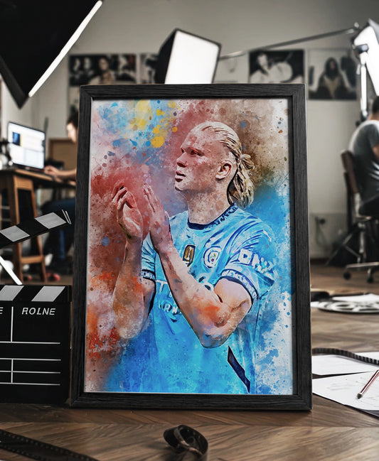 Haaland voetbal poster