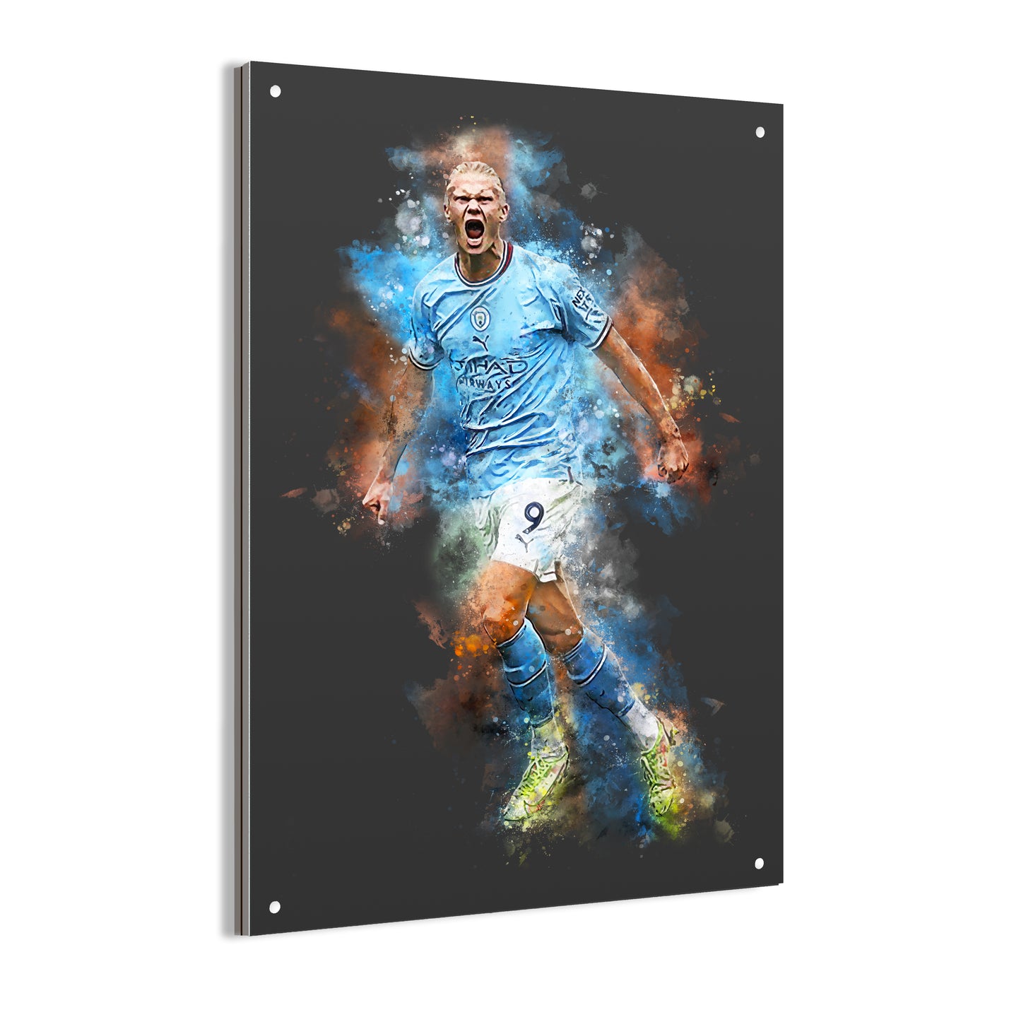 Erling Haaland aluminium dibond kopen