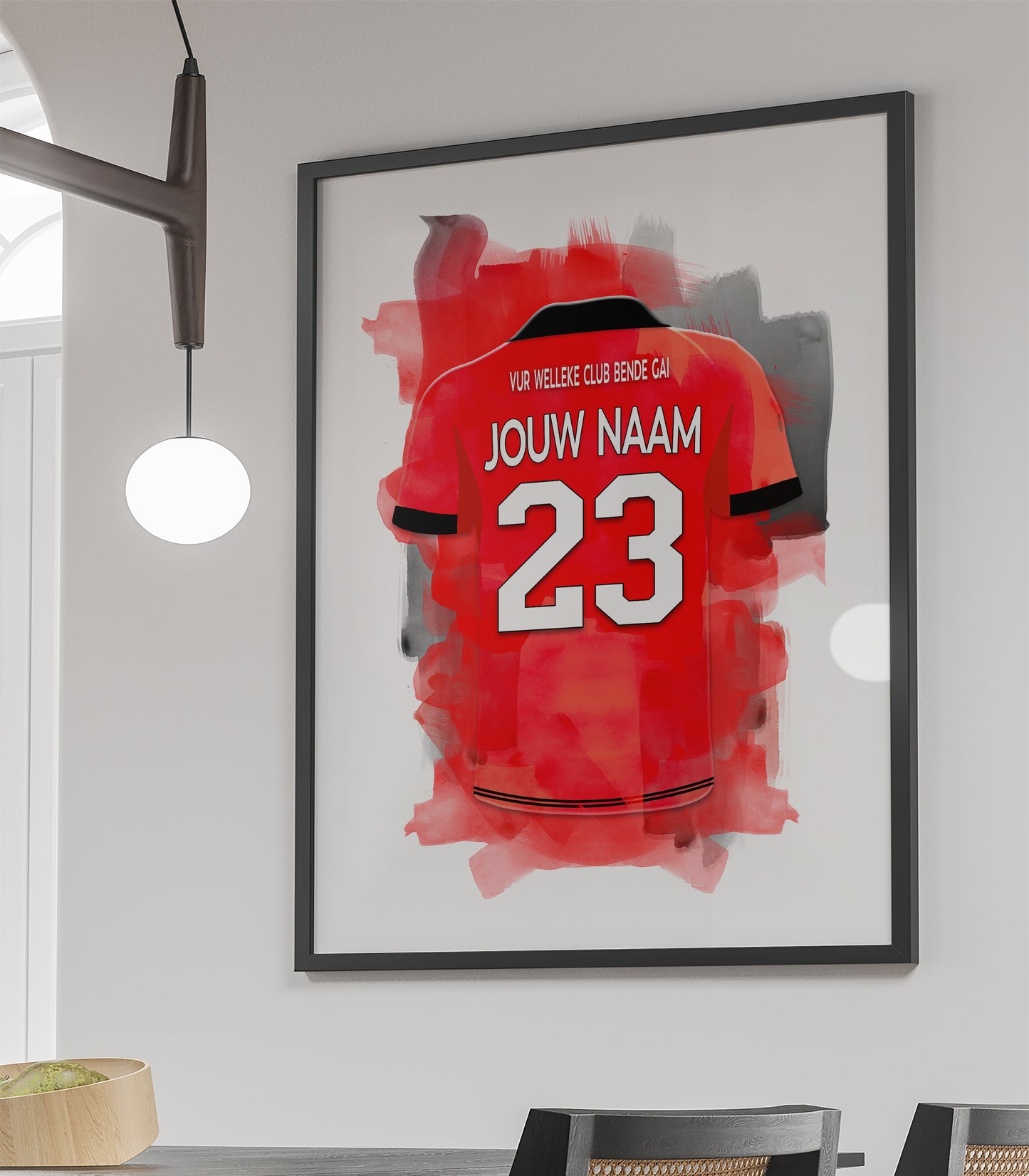 Helmond Sport wanddecoratie - Ingelijste poster - Voetbal fan cadeau