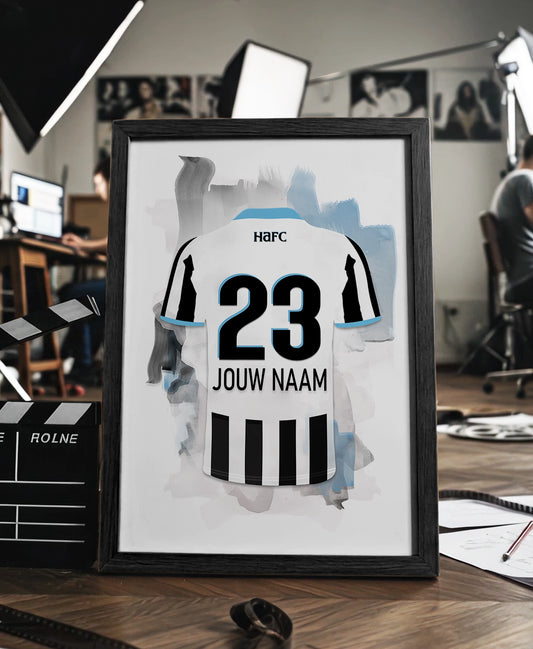 Heracles Almelo ingelijste poster met naam