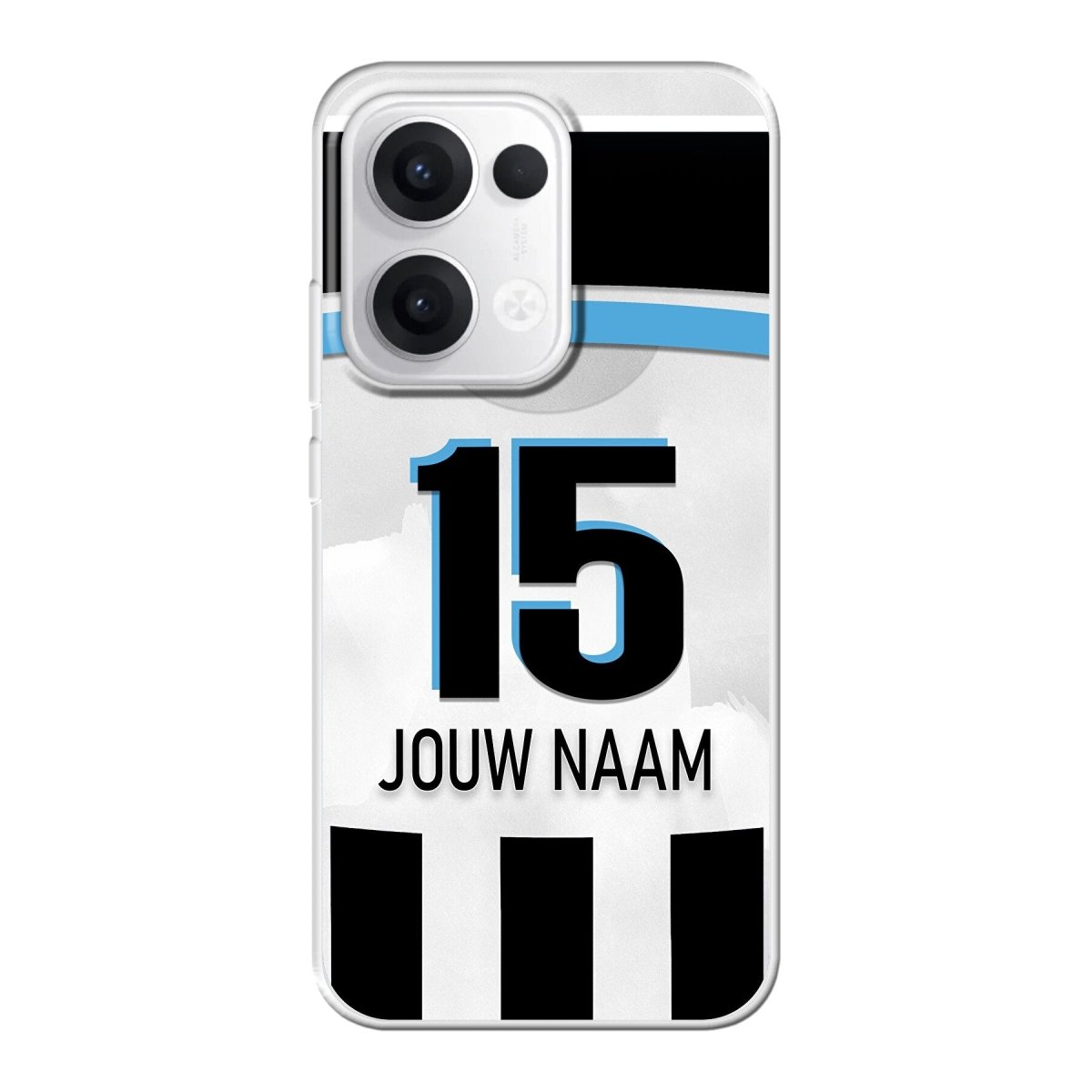 Heracles Almelo 2025-2026 telefoonhoesje met personalisatie - Oppo Reno telefoonhoesjes - Voetbal fan kado