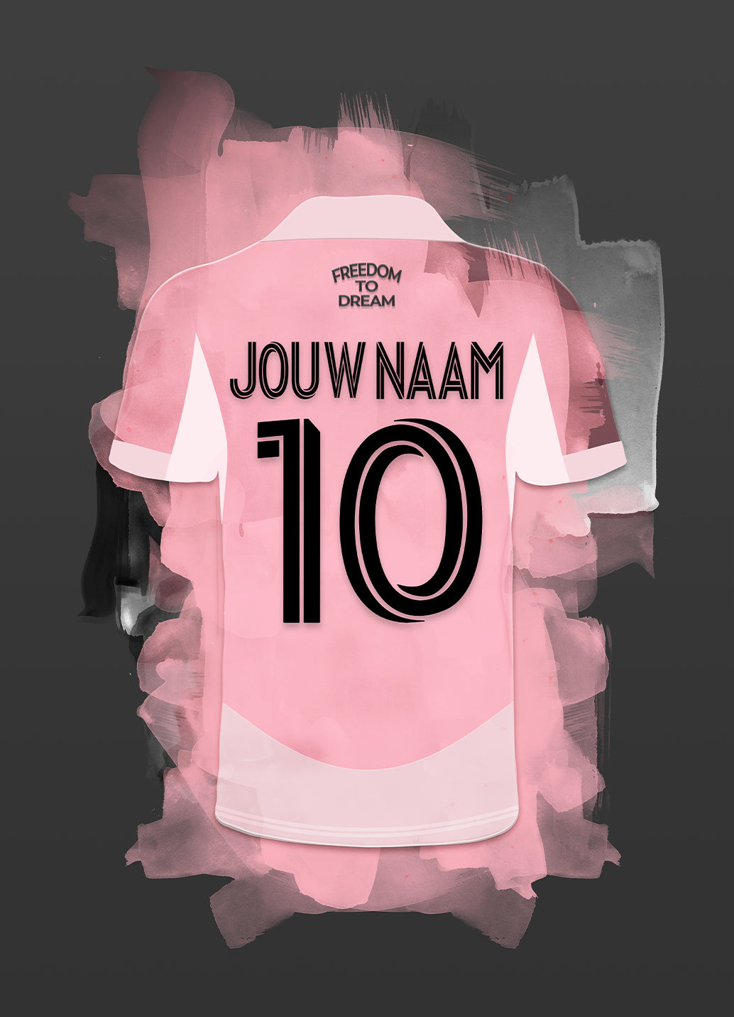 Inter Miami wanddecoratie - Losse poster - Messi voetbal fan cadeau