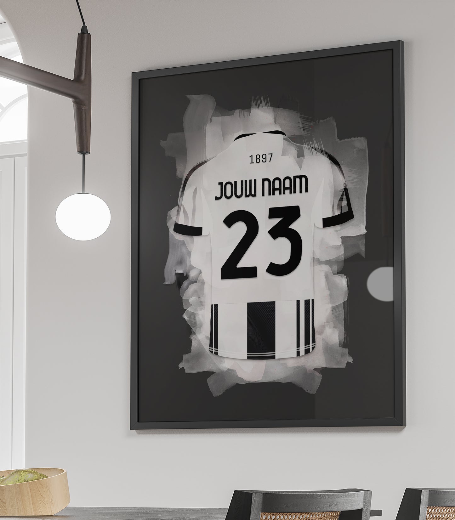 Juventus Turijn wanddecoratie - Ingelijste poster - Voetbal fan cadeau