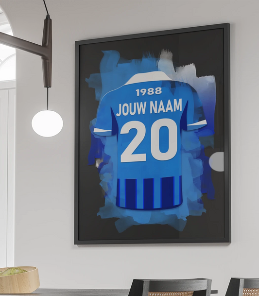 KRC Genk Voetbal Poster Met Naam En Rugnummer Voetbal Cadeau