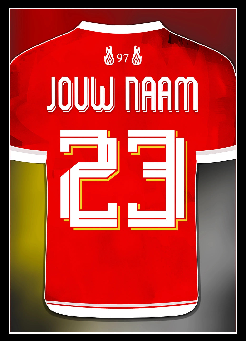 Liverpool FC ingelijste poster