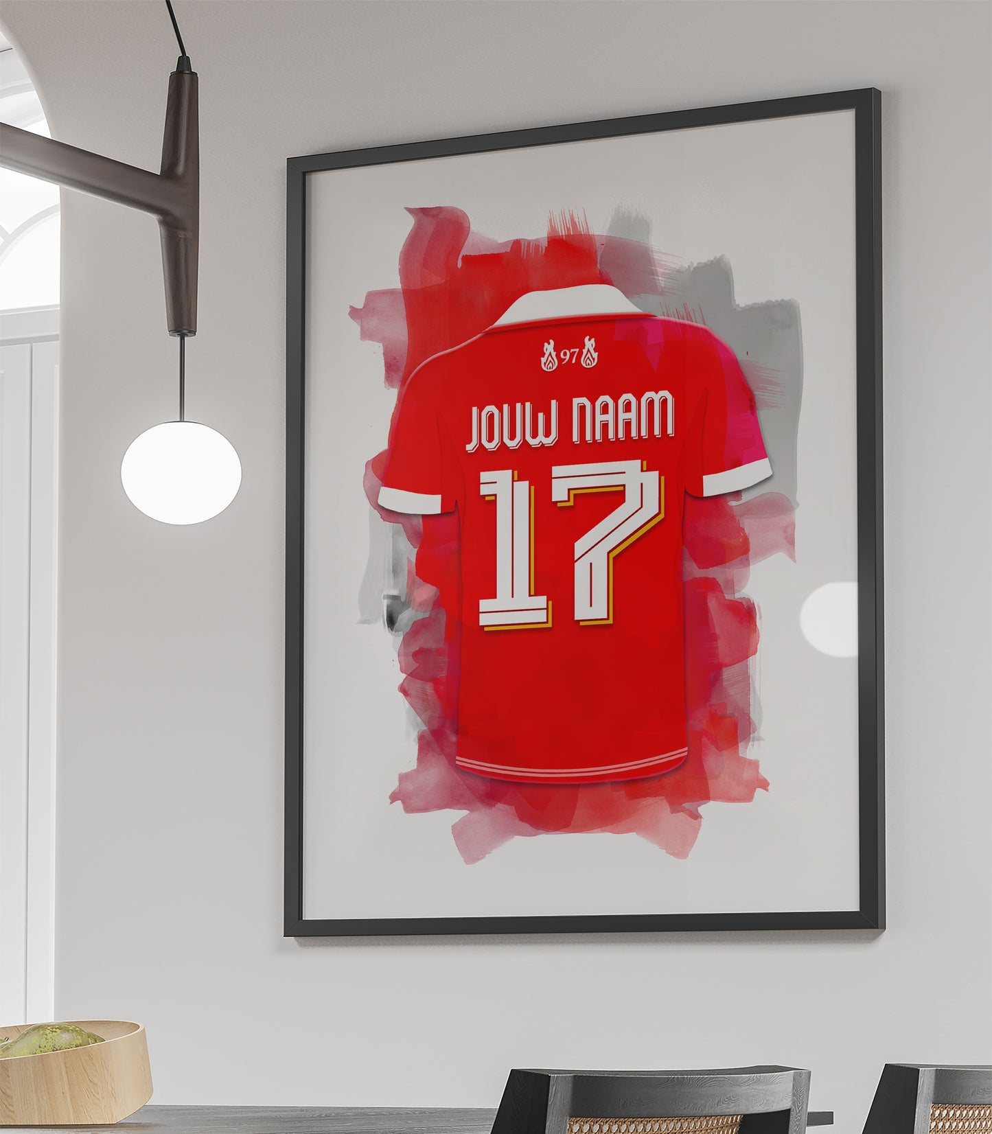 Liverpool FC wanddecoratie - Ingelijste poster - Voetbal fan cadeau