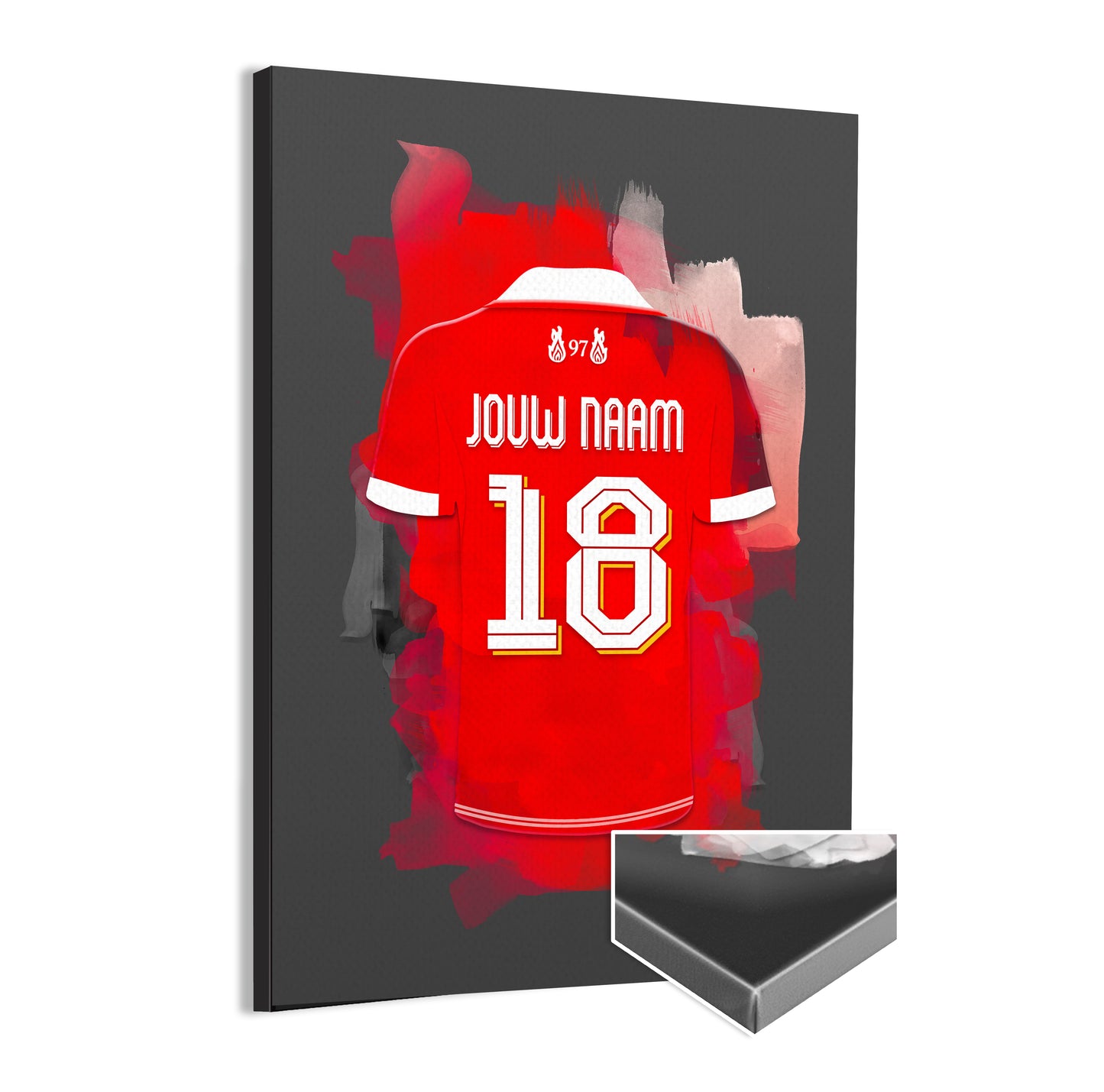Liverpool FC wanddecoratie - Canvas poster - Voetbal fan cadeau