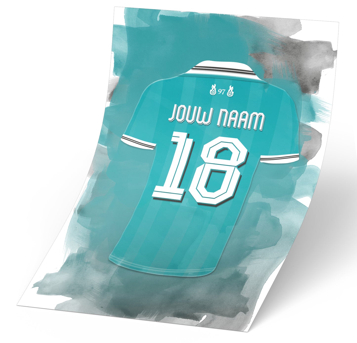 Liverpool FC wanddecoratie - Liverpool FC shirt 2025-2026 poster - Losse poster - Liverpool FC voetbal fan kado