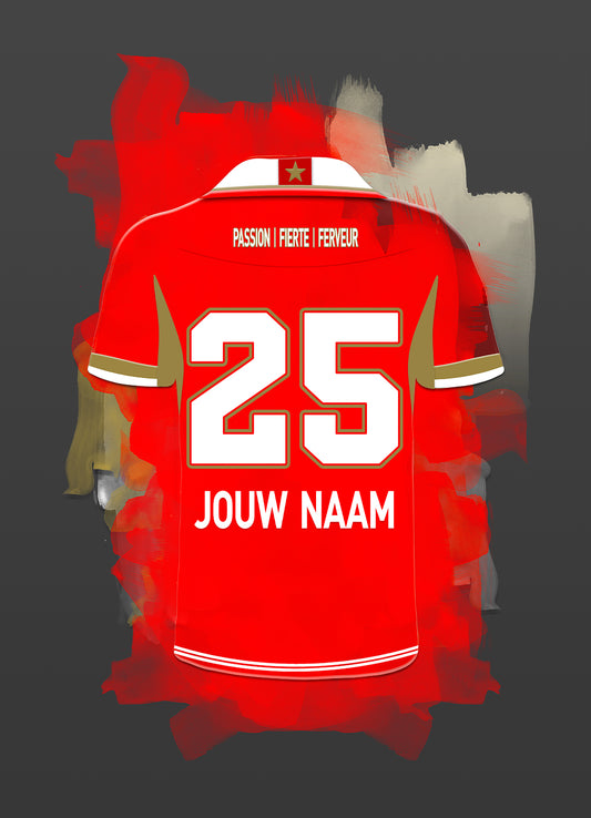 Standard Luik poster met naam kopen