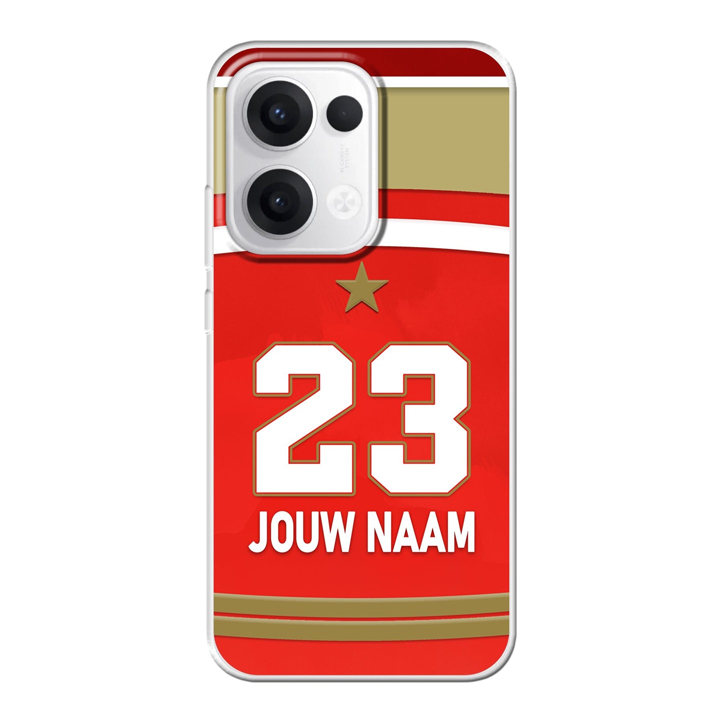 Standard Luik - Standard de Liege telefoonhoesje - Oppo Reno - Voetbal fan kado