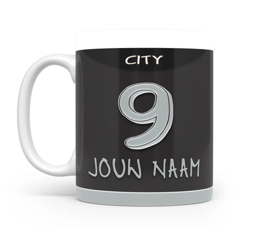 Man City Koffie Mok Met Personalisatie Verjaardag Cadeau