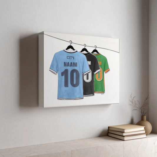 Manchester City Canvas Poster Gepersonaliseerd Verjaardag Cadeau