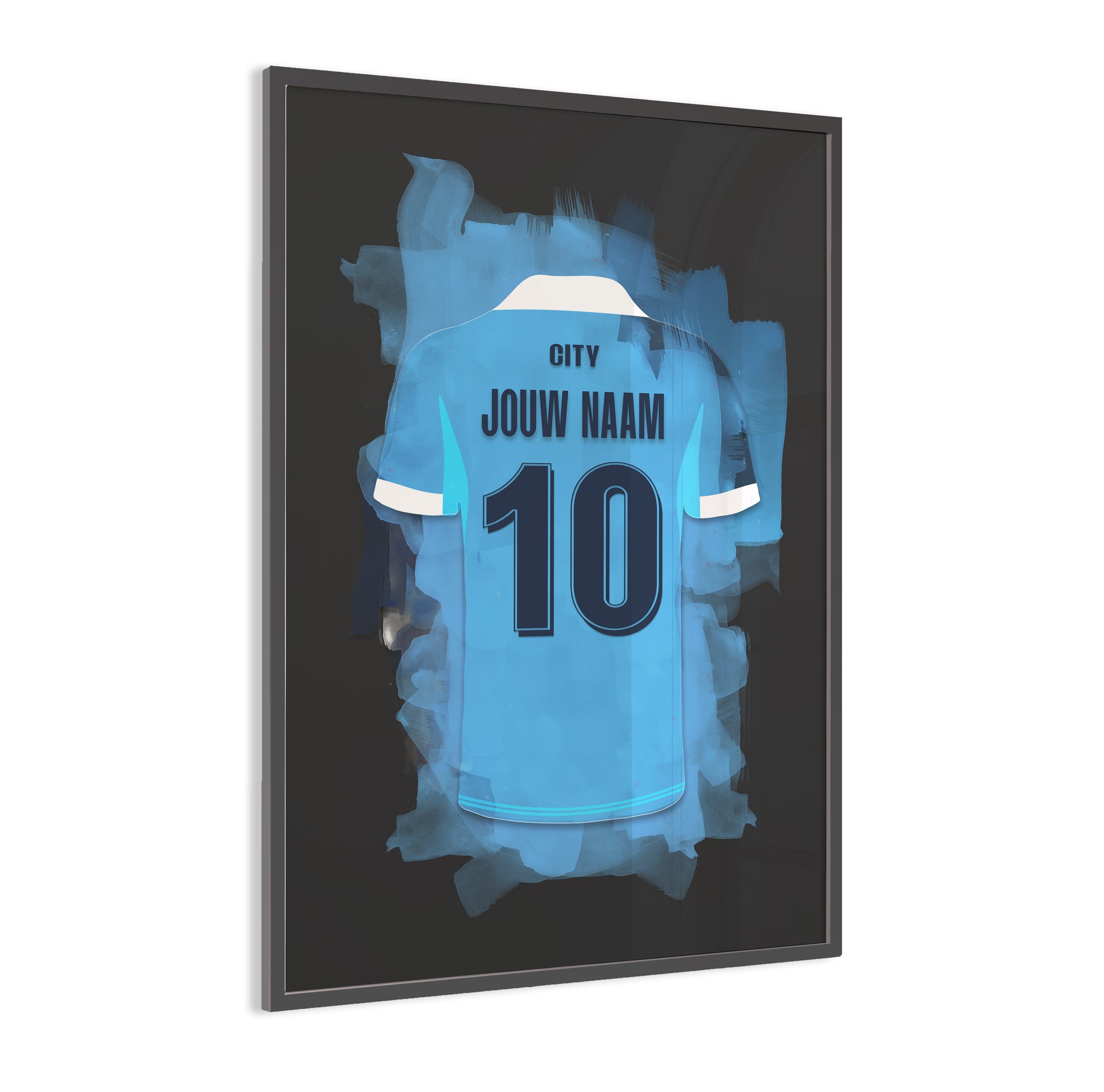 Manchester City ingelijste poster kopen