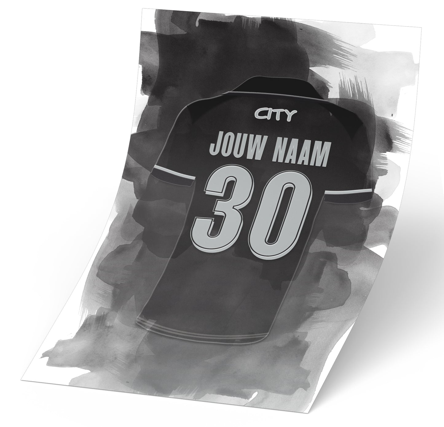 Manchester City voetbal wanddecoratie - Man C shirt 2025-2026 poster - Losse poster - Man City voetbal fan kado