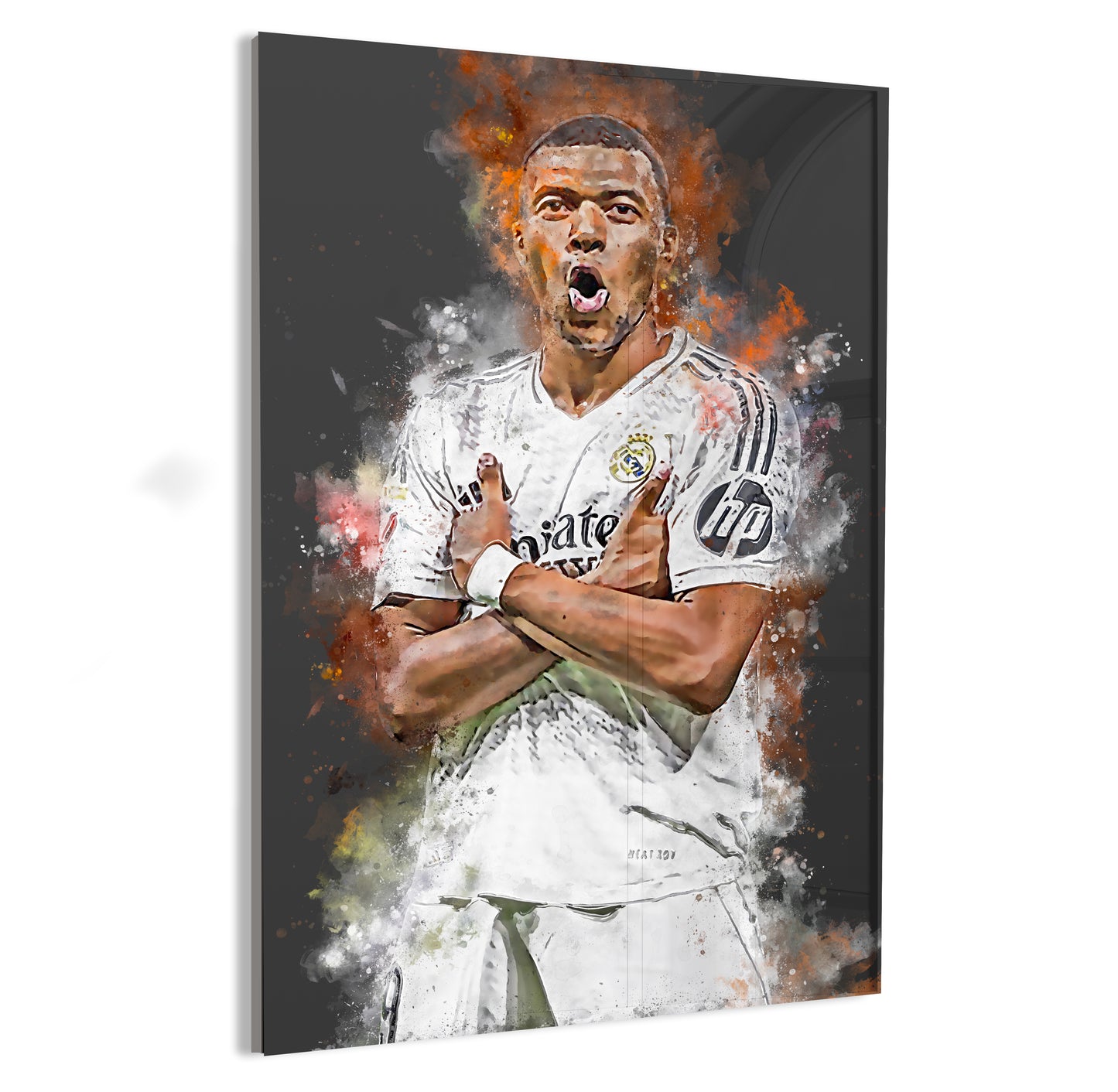 Kylian Mbappe Real Madrid poster