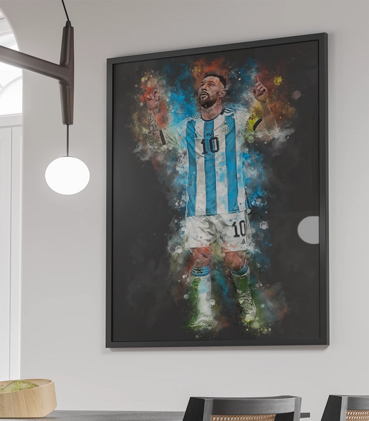 Messi Voetbal Poster Jongenskamer Voetbal Verjaardag Cadeau
