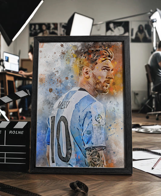 Messi voetbal poster