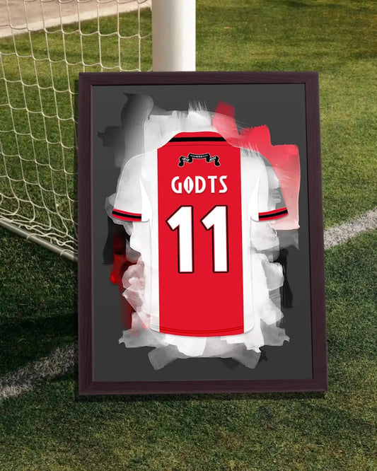 Godts Voetbal Poster Ajax Wanddecoratie Cadeau