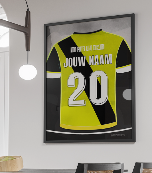NAC Breda Wanddecoratie Poster Met lijst Verjaardag Voetbalfan
