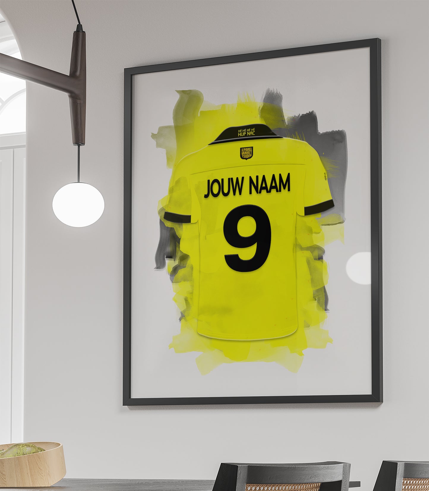 NAC Breda wanddecoratie - Ingelijste poster - Voetbal fan cadeau