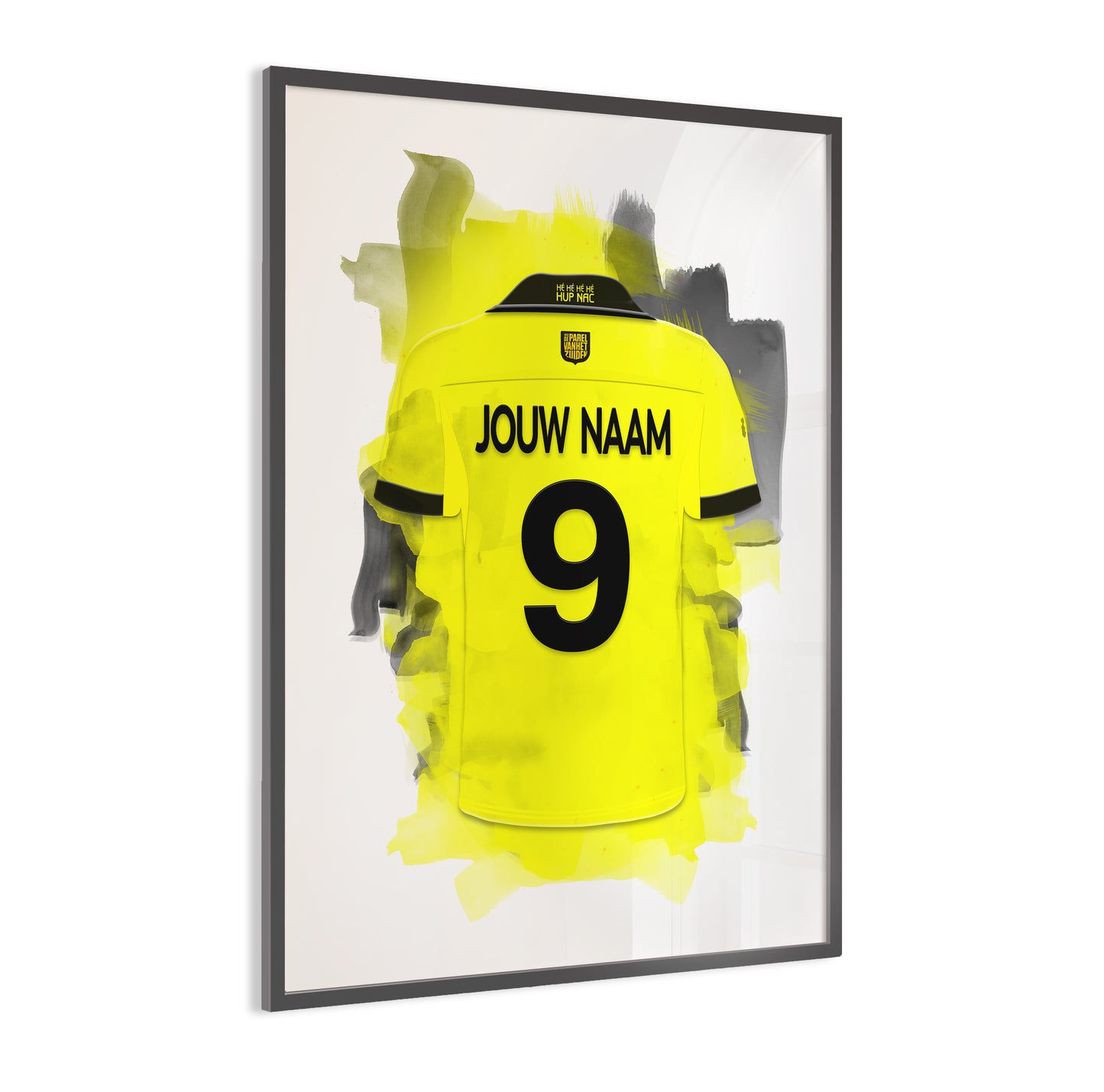 NAC Breda wanddecoratie - Gepersonaliseerde poster - Voetbal fan cadeau