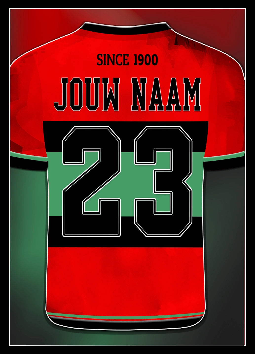 NEC Nijmegen ingelijste poster
