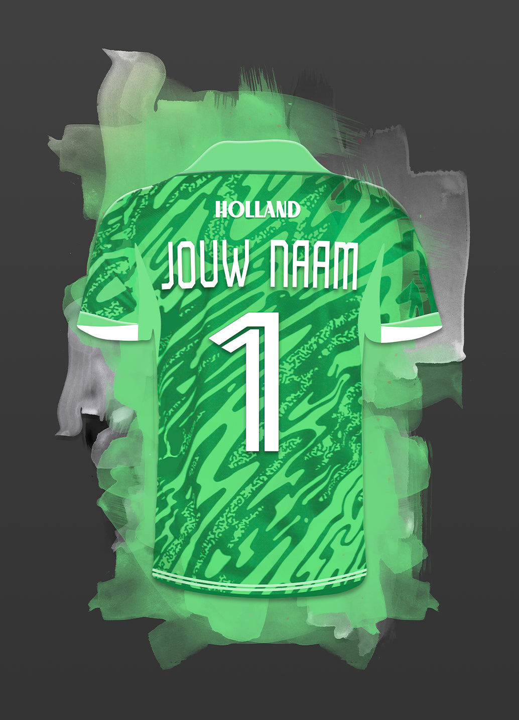 Voetbal keeper poster - Losse poster - Nederlands Elftal wanddecoratie