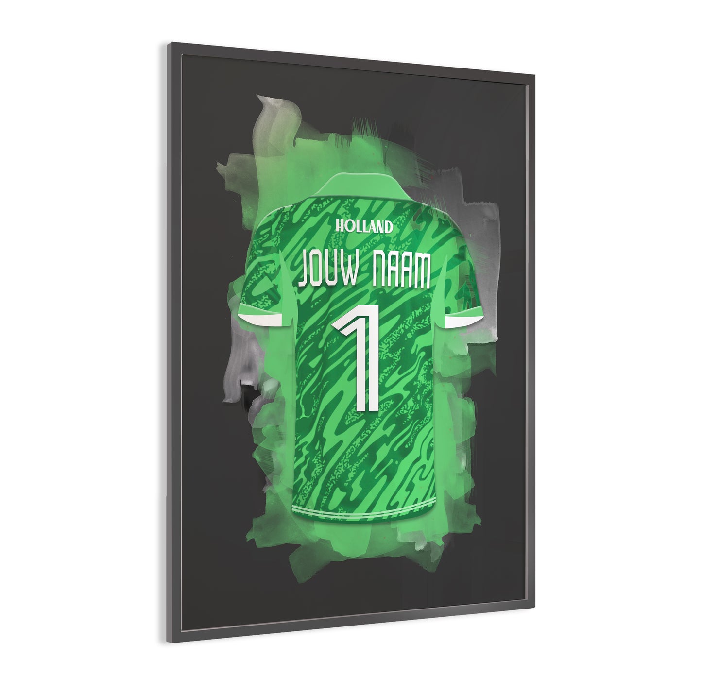 Voetbal keeper poster - Gepersonaliseerde poster - Nederlands Elftal wanddecoratie