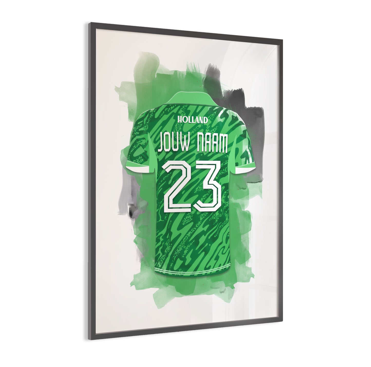Voetbal keeper poster - Gepersonaliseerde poster - Nederlands Elftal wanddecoratie