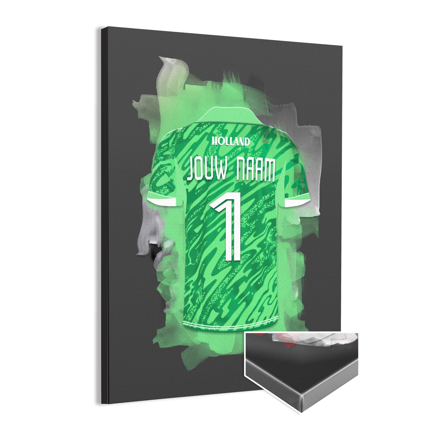 Voetbal keeper poster - Canvas poster - Nederlands Elftal wanddecoratie