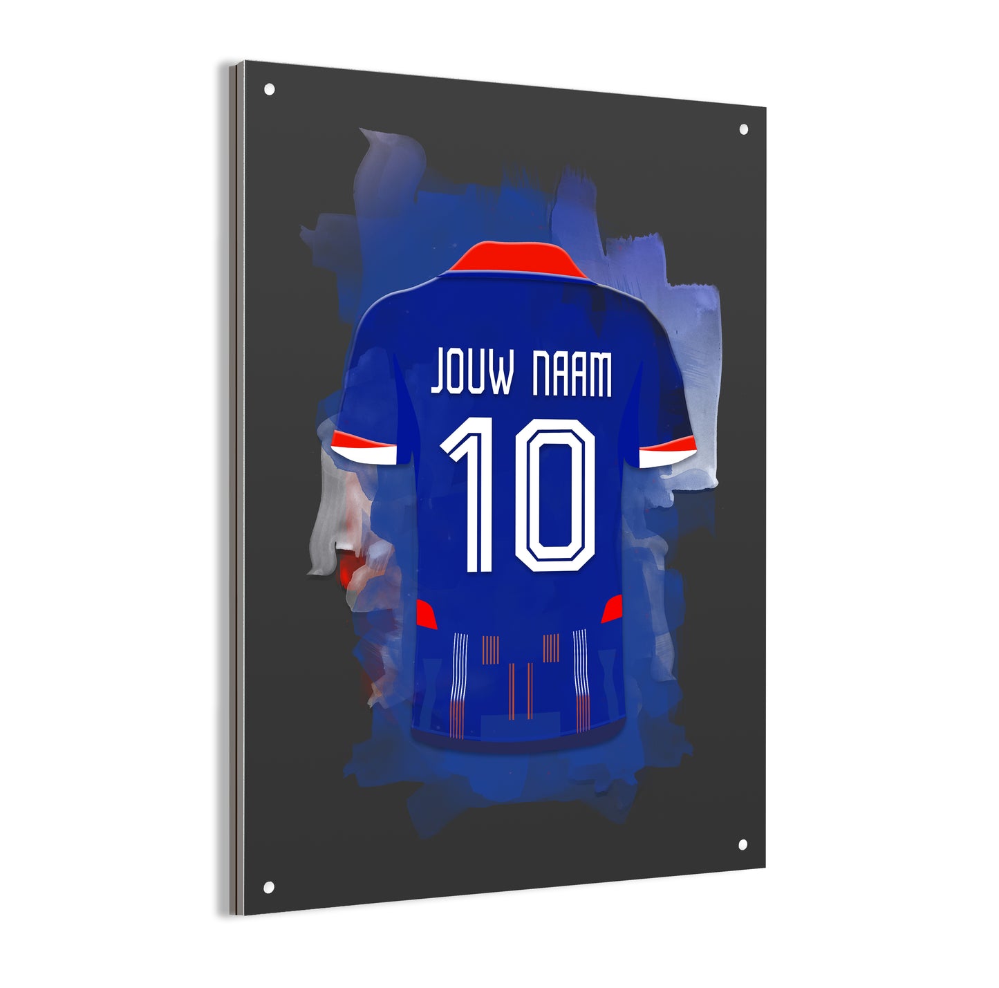 Nederlands Elftal wanddecoratie - Dibond poster - Oranje voetbal fan cadeau