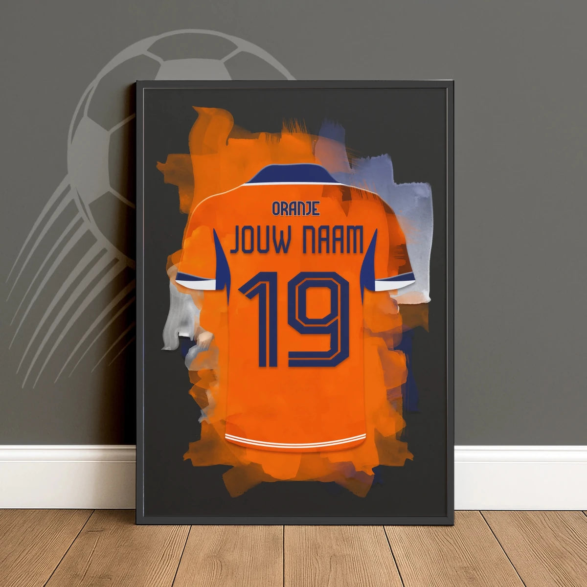 Nederlands Elftal Voetbal Poster Met Personalisatie
