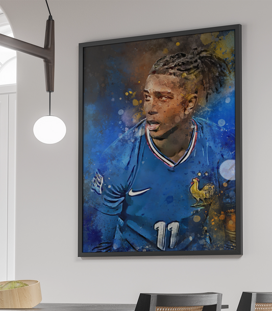 Olise Voetbal Wanddecoratie Poster Met Lijst Bestellen