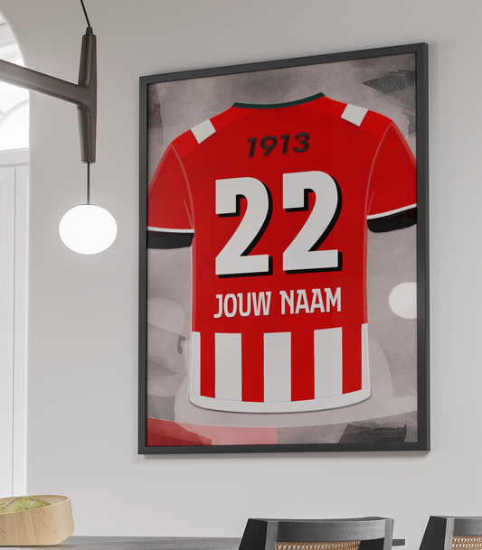 PSV Wanddecoratie Ingelijste Poster