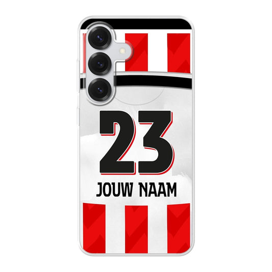 PSV Eindhoven 2025-2026 telefoonhoesje met personalisatie - Samsung Galaxy telefoonhoesjes - Voetbal fan kado