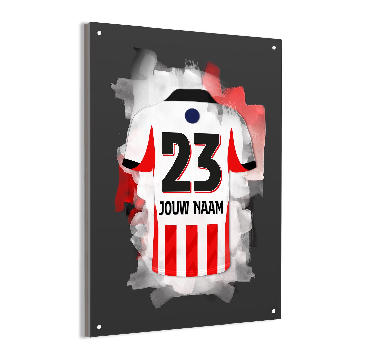 PSV wanddecoratie - Dibond poster - Voetbal fan cadeau