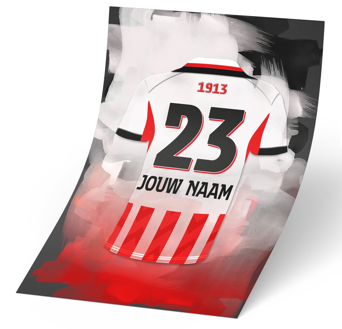 PSV Eindhoven voetbal poster - PSV shirt 2025-2026 poster - Losse poster - PSV fan kado