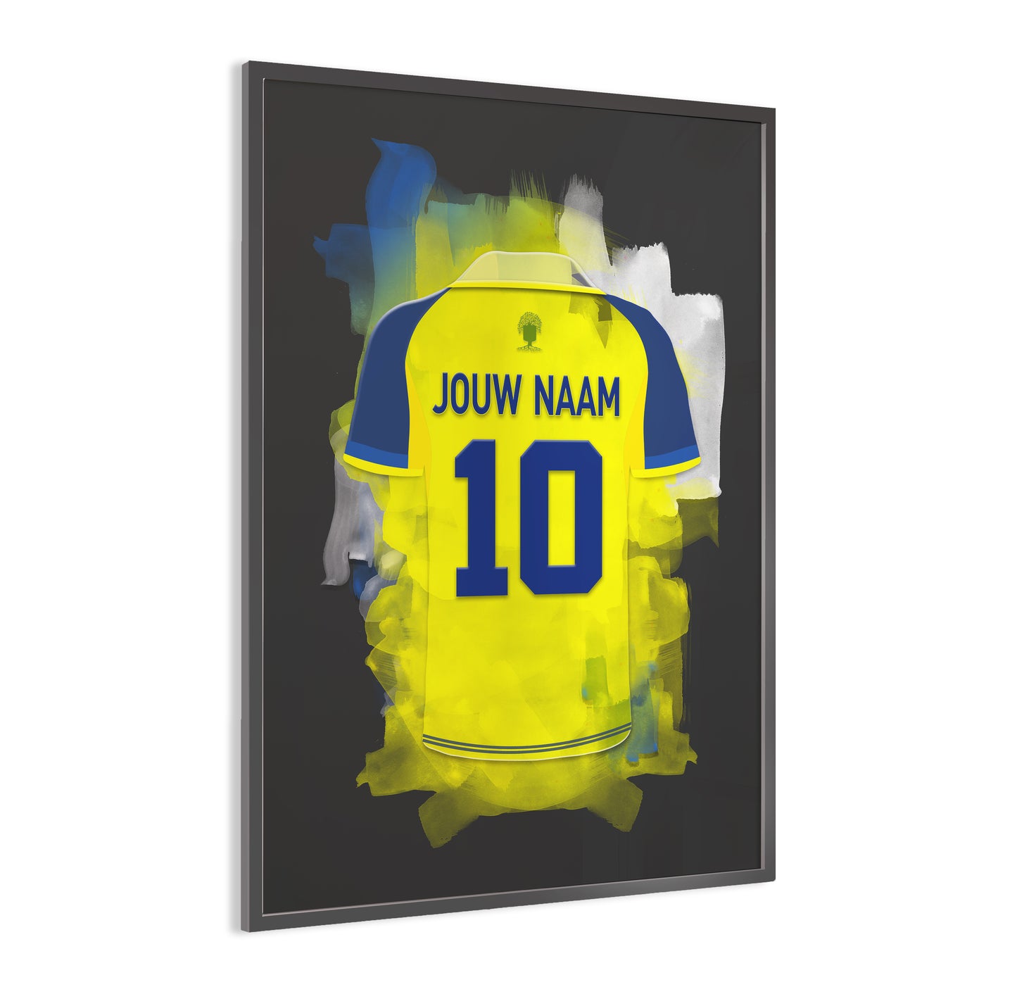 RKC Waalwijk wanddecoratie - Gepersonaliseerde poster - Voetbal fan cadeau
