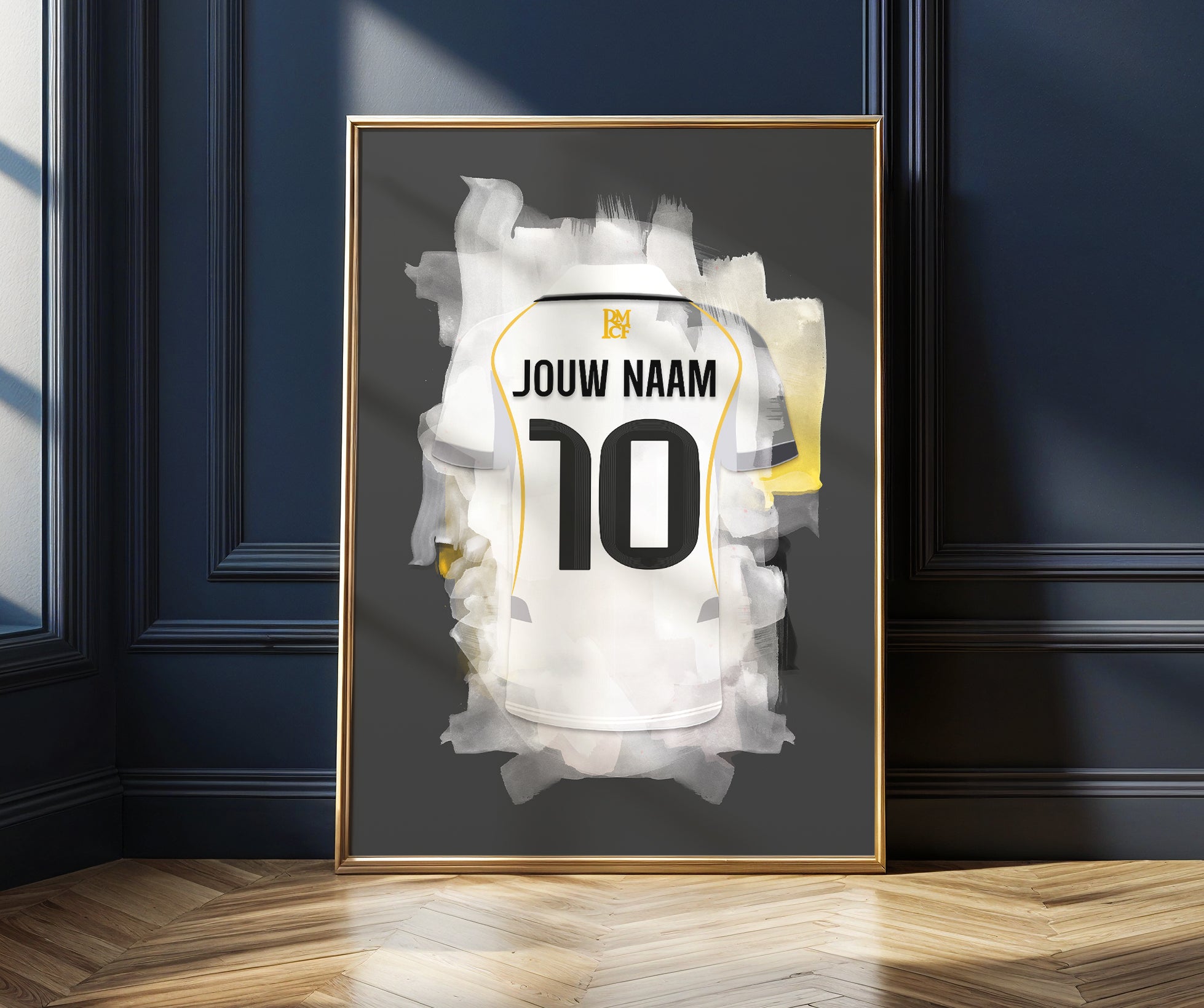 Voetbal shirt posters met naam kopen online