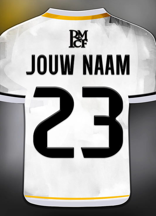 Real Madrid poster met naam en rugnummer