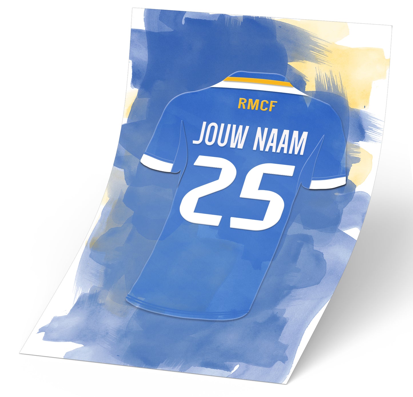 Real Madrid wanddecoratie - Real Madrid shirt 2025-2026 poster - Losse poster - Real Madrid fan kado