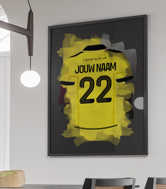 Roda JC Kerkrade Voetbal Poster Met Naam Jongenskamer Cadeau Fan