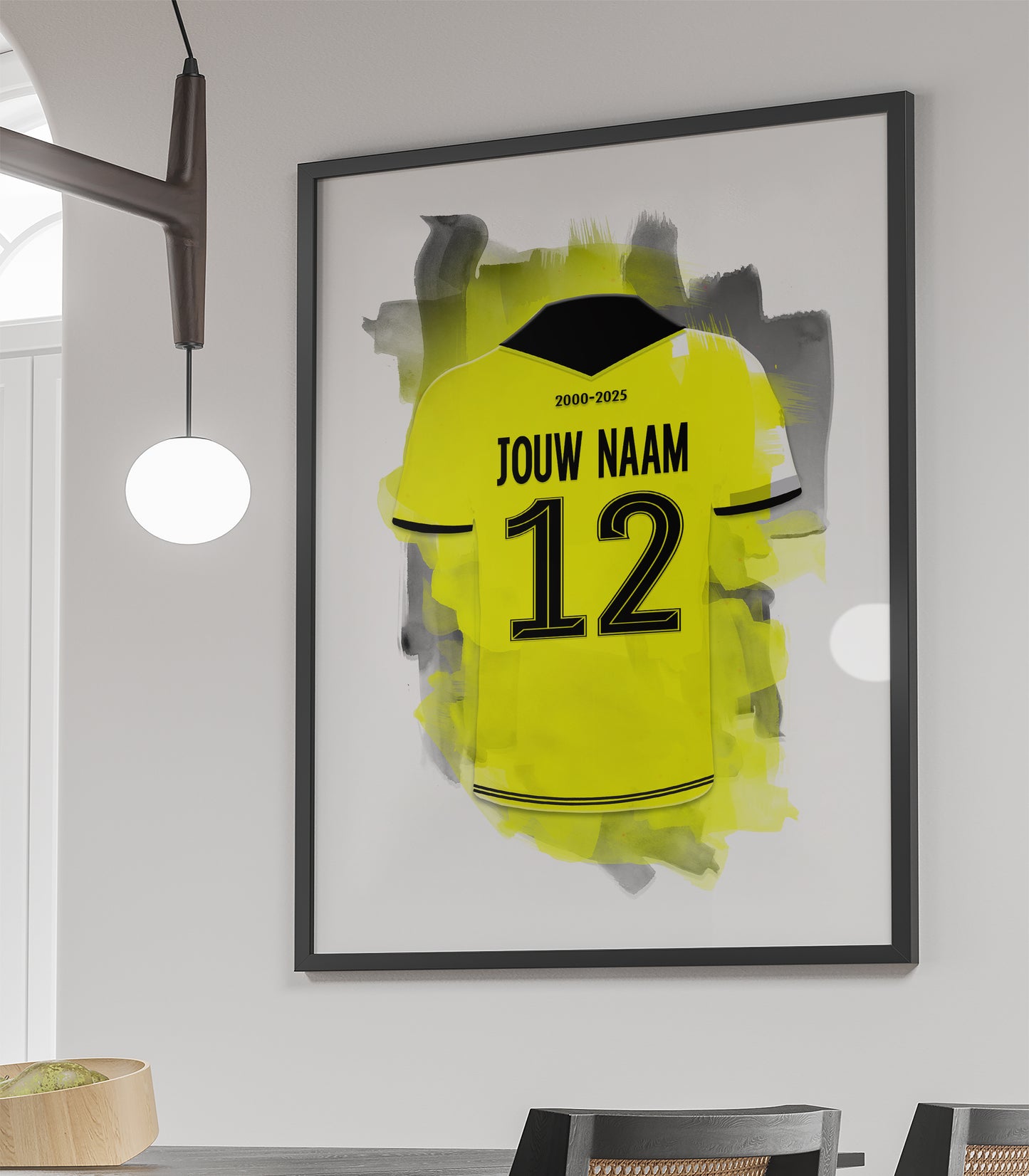 Roda JC wanddecoratie - Ingelijste poster - Voetbal fan cadeau