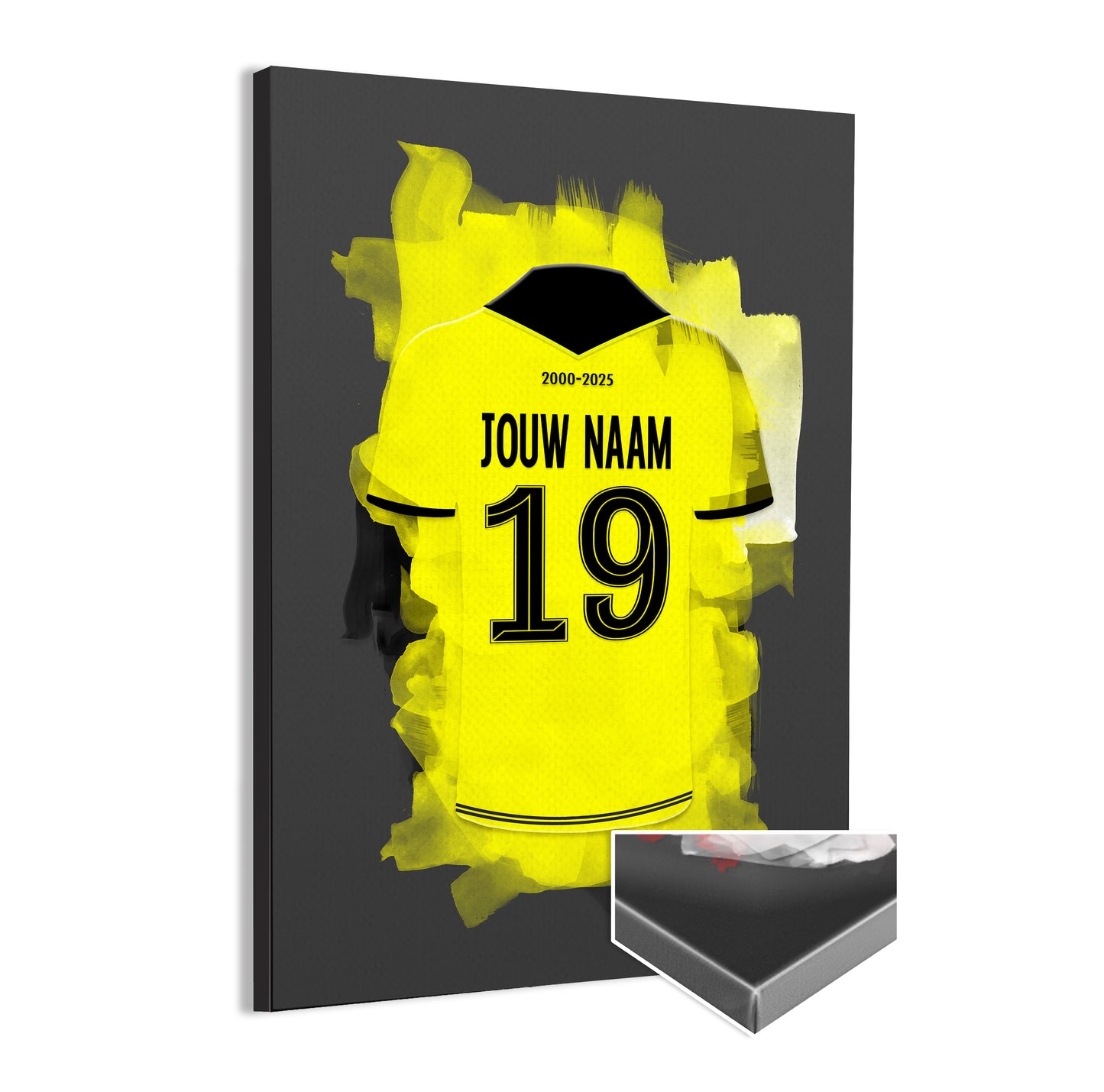 Roda JC wanddecoratie - Canvas poster - Voetbal fan cadeau